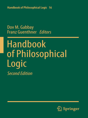 cover image of Handbook of Philosophical Logic